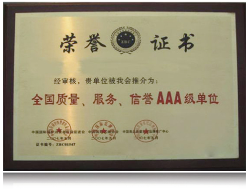 榮譽（yù）資質（zhì）